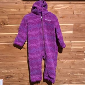 Columbia - Fleece bunting suit - 6-12 months